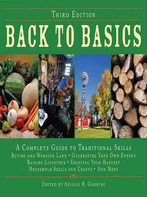 cover image of Back to Basics: a Complete Guide to Traditional Skills